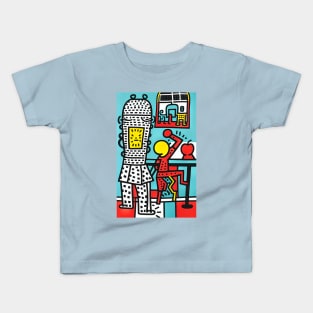 Morning in the kitchen Kids T-Shirt